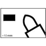 thumbnail of Pastenmarker Nr. 950 weiß Edding