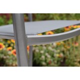 thumbnail of Merxx Milano Set 7tlg., 6 Stapelsessel, 1 Tisch 150(210) x 90 cm, Aluminium, Graphit