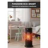 thumbnail of Stufa Elettrica 2000W SIRGE Vulcano | Oscillante, Telecomando e Timer 12h