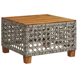 thumbnail of vidaXL 7-tlg. Garten-Sofagarnitur mit Kissen Grau Poly Rattan
