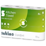 thumbnail of Satino by WEPA 177110 Küchenrolle Comfort 3lg. 26x22cm hw 64Bl 4St