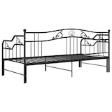 thumbnail of vidaXL Ausziehsofa Bettgestell Schwarz Metall 90x200 cm