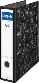 Archivador Cuarto Apaisado De Dohe Archiclas - Gris Jaspeado, Con Anillas Y Palanca, Ideal Para Organizar Documentos En Casa U Oficina