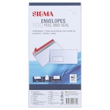 thumbnail of SIGMA Envelop DL, 80g/m2, PS, met venster, wit, 100 stuks