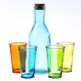 thumbnail of Gläser-Set bunt 5tlg. Getränke Karaffe Trinkgläser Wassergläser