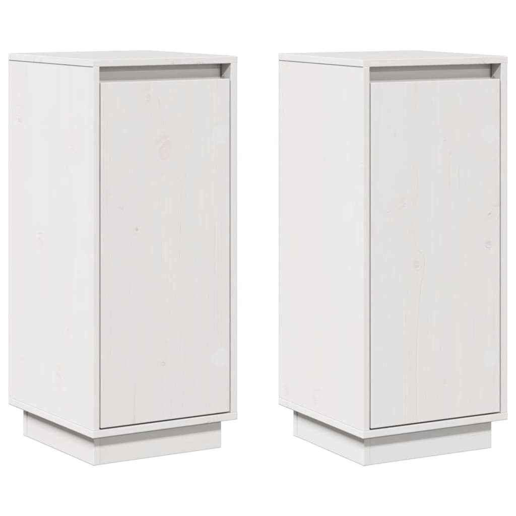 Helloshop26 - Buffet Sideboard Kommode Kleiderschrank Aufbewahrungsmöbel Organizer für Küche Wohnzimmer Lounge 2er-Set 31,5 x 34 x 02_0036653