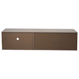 thumbnail of TV-Rack HWC-L33, TV-Board Fernsehtisch Lowboard TV-Schrank Kommode, Holz 43x180x41cm Staufach, Eiche-Optik, weiß