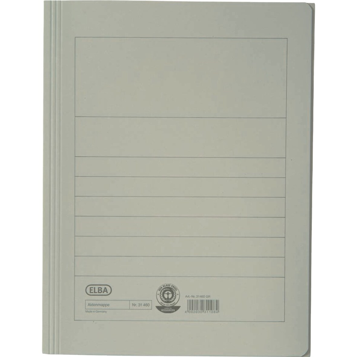 Aktenmappe Karton grau