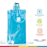 thumbnail of Ice.bag® CLASSIC FROST BLUE Kühler für 1 Flasche je 24