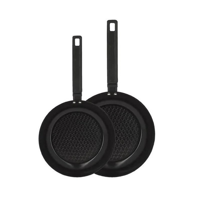 Set De 2 Poeles - Menastyl - 6020297 - En Aluminium - 24 Et 28 Cm - Tous Feux Dont Induction