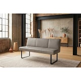 thumbnail of KAWOLA Esszimmerbank ELEEN Leder grau 163cm