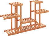 thumbnail of vidaXL Blumenständer 110x25x73 cm Massivholz Tanne