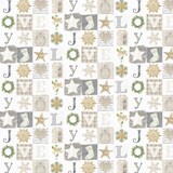 thumbnail of Mank Tischdecke Airlaid Candy, 80 x 80 cm, 20 Stück - Mitteldecke Weihnachten Patchwork