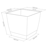 thumbnail of WellHome - Set mit 2 Coubi-Töpfen 14x14 cm, Farbe Weiß