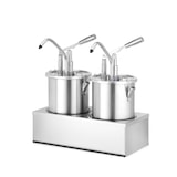 thumbnail of Sauspomp roestvast staal set 2 stuks, HENDI, 9L, 400x200x(H)440mm