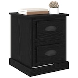 thumbnail of vidaXL Nachttisch 2 pcs Schwarz Eichen-Optik 39 x 39 x 47.5 cm
