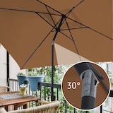 thumbnail of SVITA Sonnenschirm 3x2m Balkonschirm rechteckig kippbar Matt Taupe/Schwarz