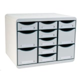 thumbnail of Exacompta 313740D 1x STORE BOX MULTI ladenbox met 11 laden, Office, grijs