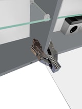 thumbnail of Badezimmermöbel-Set Spiegelschrank Waschtisch Badschrank grau mit Füßen V-90.59F-01