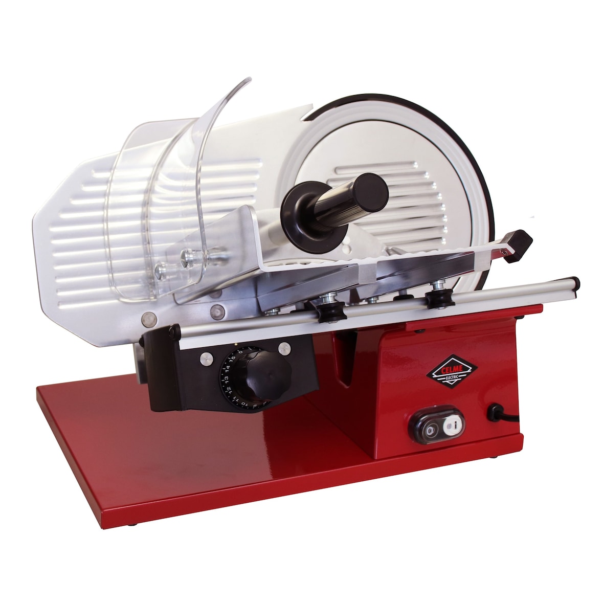 Celme - Affettatrice Evolution Pro 250 Rossa Con Affilatoio In Dotazione