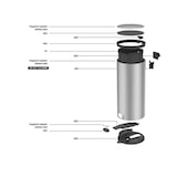 thumbnail of Kitchen Move Poubelle De Cuisine A Pédale Forest - 30l - Noir Mat