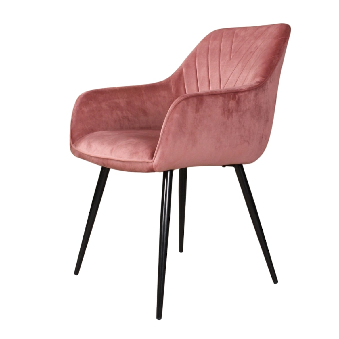 DS4U - Gaby Esszimmerstuhl Samt Pink