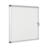 thumbnail of Bi-Office Enclore Earth Afsluitbaar Magnetisch Vitrine Whiteboard Met Alumium Omlijsting, 72,0x67,4 cm (6xA4)