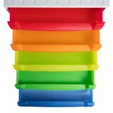 thumbnail of Exacompta 221098D 1x THE BOX, ladenbox met 5 open laden voor DIN A4+ documenten, harlekijn-transparant