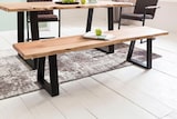 thumbnail of FineBuy Baumstamm Esszimmerbank 160 cm Baumkante Massivholz Essbank Holzbank
