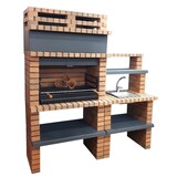 thumbnail of BBQ ARTICIMENTOS NUT - Barbacoa simple, construido con ladrillo y cemento refractario - 89,5x57x194,5cm