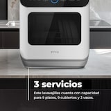 thumbnail of Lavavajillas EVVO Mini D Trip 2, 3 Cubiertos, 6 Programas, Blanco, Ancho 420 mm