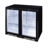 thumbnail of Gastro-Cool – Réfrigérateur à bouteilles avec porte vitrée – noir – porte battante – GCUC200