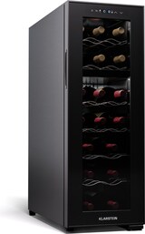 thumbnail of Klarstein Shiraz 18 Duo Weinkühlschrank 2 Zonen 53L/18 Flaschen 5-18 °C Touch Schwarz