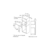 thumbnail of Bosch microondas BFL520MS0 20l integrable izqda