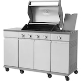 thumbnail of Barbecue a gaz - COOKING BOX - BRISBANE - Cuisine inox - 142 X 57 X 112 cm - Gris COOKINGBOX