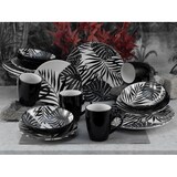 thumbnail of CreaTable Tropicana Black Kombiservice 16-tlg Steinzeug