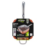 thumbnail of San Ignacio Optimum Copper quadratische Pfanne 24x24cm Induktion aus gepresstem Aluminium.