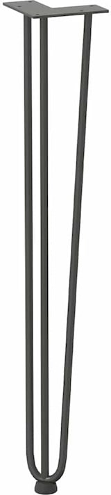 thumbnail of Helloshop26 - Set mit 4 Haarnadelbeinen für einen 72 cm Konsolentisch modernes Design matte Oberfläche massiver anthrazitfarbener 02_0056745
