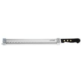 thumbnail of Au Nain Couteau saumon/ jambon lame alvéolée inox 40cm,avec barrette réglable.