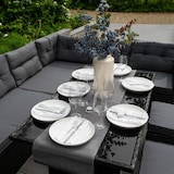 thumbnail of Rotan Hoekset Loungeset Dining - 9 Personen - Zwart