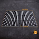 thumbnail of Set de parillas de hierro fundido Negro/44,5x26 cm