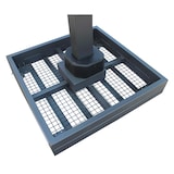 thumbnail of Bob Gardens Ombrellone da Giardino decentrato 4x4 in alluminio - EDIGE Antracite