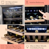 thumbnail of Klarstein Vinamour 33 Duo Weinkühlschrank 2 Zonen 89 L / 33 Flaschen 5-18°C Touch Edelstahl