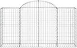 thumbnail of vidaXL Gabionen mit Hochbogen 30 Stk 200x50x100/120cm Verzinktes Eisen