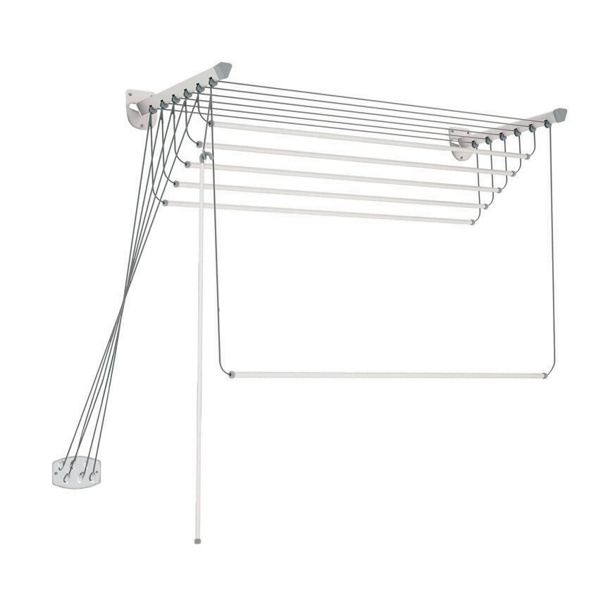 Xtra stendibiancheria su&giu per parete e soffitto   -- ml.7,2 per stendere - cm.120x43x135h.