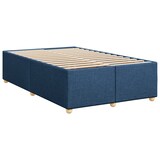 thumbnail of vidaXL Boxspringbett mit Matratze Blau 120x200 cm Stoff
