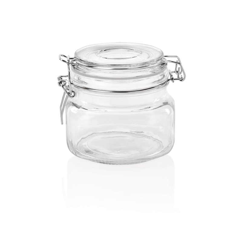 30x Bügelverschlussglas Deckel mit Dichtung 500 ml Einmachglas Ø 11 cm