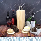 thumbnail of Espirito Rebelde Holzkiste für Wein 105x95x320 mm (1 Flasche) - Weinkiste aus Holz, Weingeschenkbox, Holzkiste für Flaschen