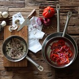 thumbnail of Menastyl - Poêle professionnel 28cm en acier inoxydable