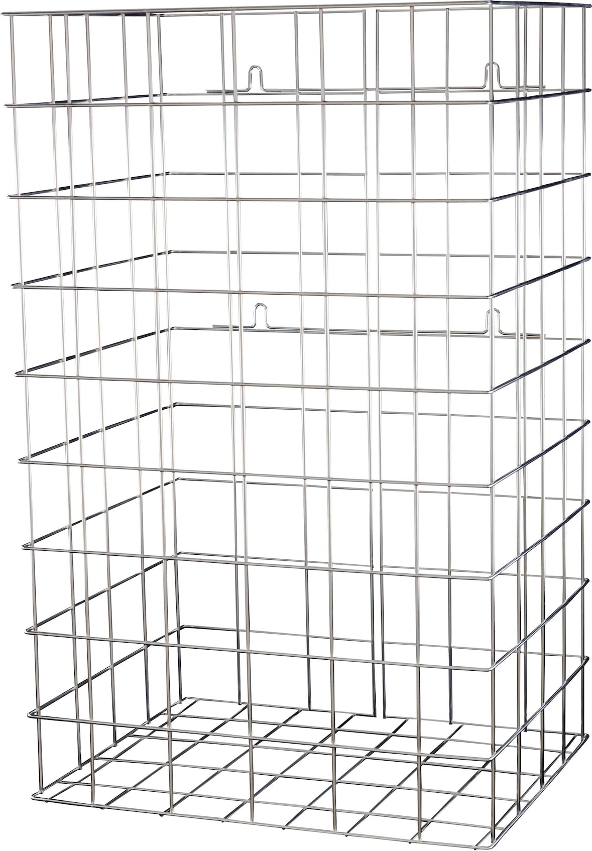 MediQo-line Abfallkorb | Aluminium Optik | 60 Liter